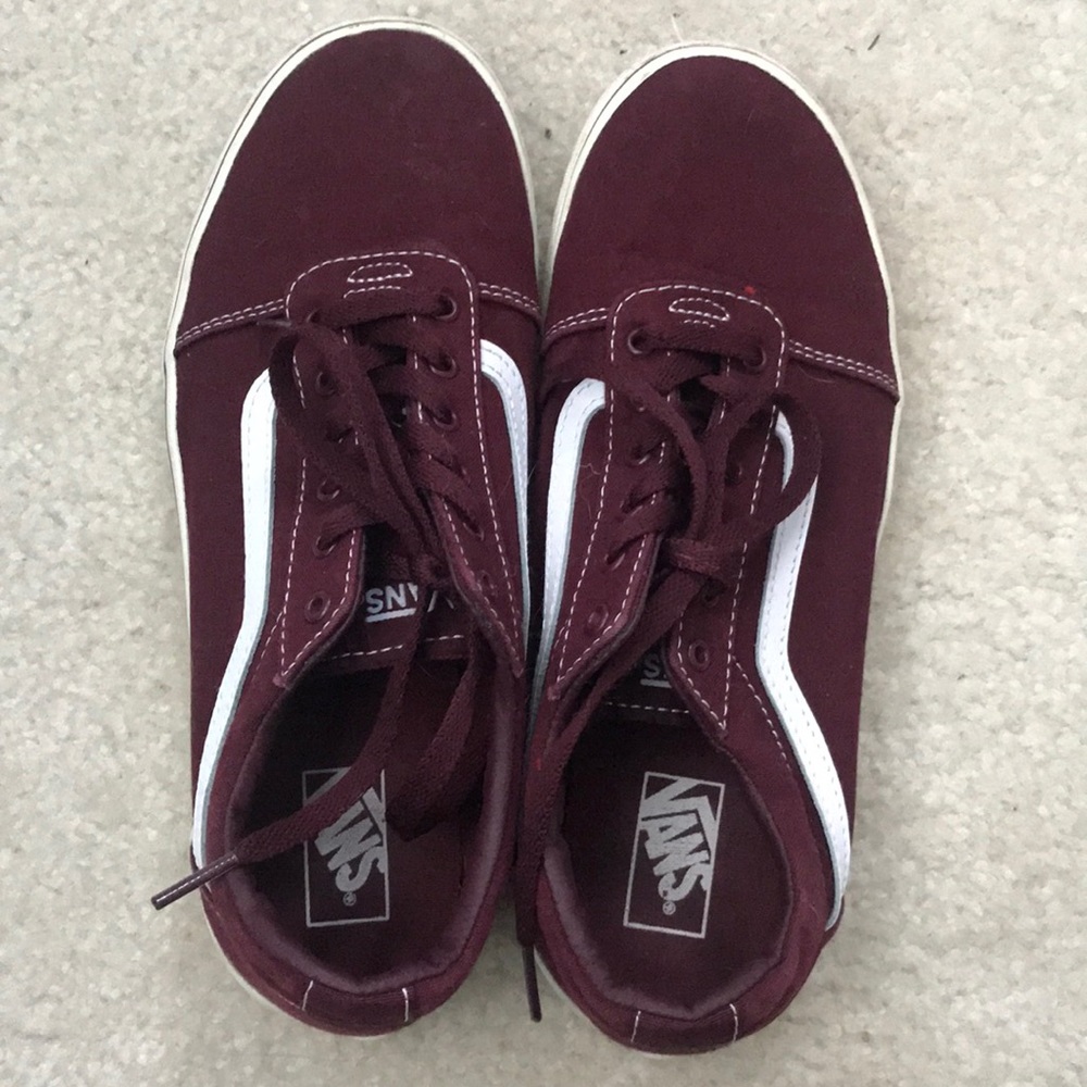 Maroon Vans